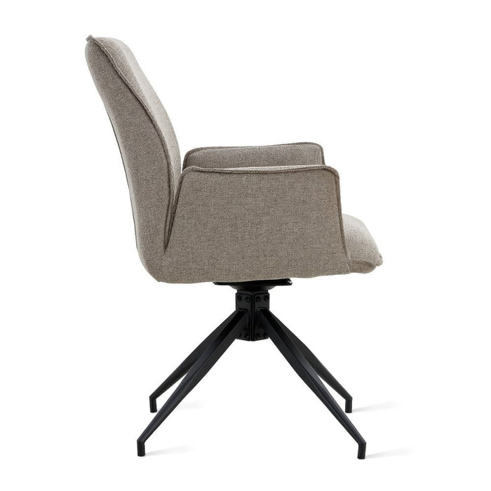 Eetkamerstoel Jill – Linnen Taupe