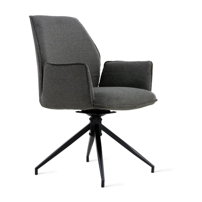 Eetkamerstoel Jill – Linnen Antraciet