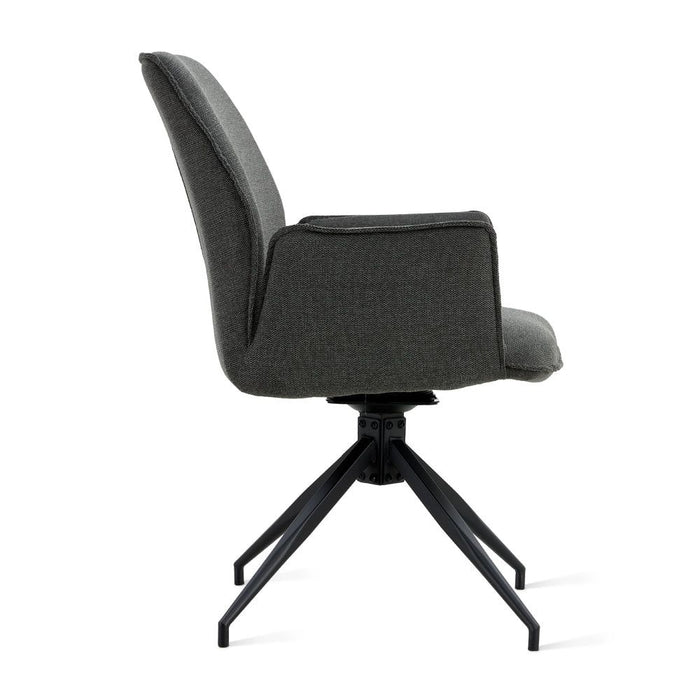 Eetkamerstoel Jill – Linnen Antraciet