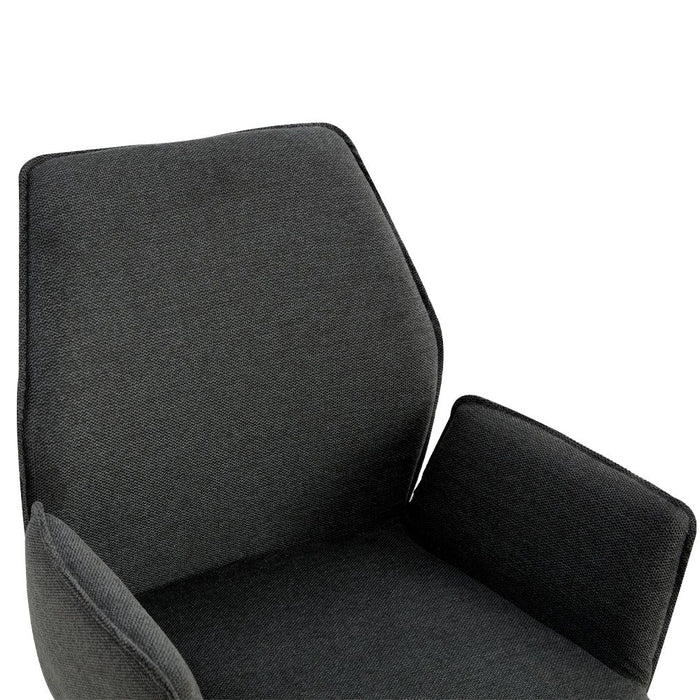 Eetkamerstoel Jill – Linnen Antraciet