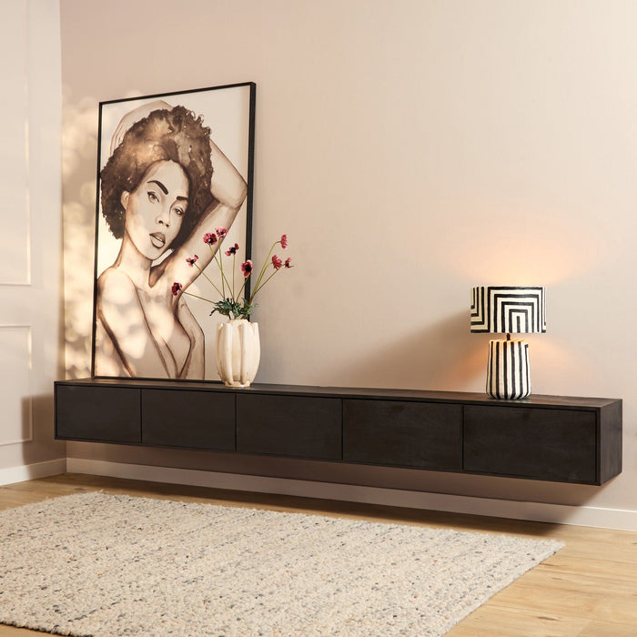 Zwevend TV-Meubel Vision | Black 280cm