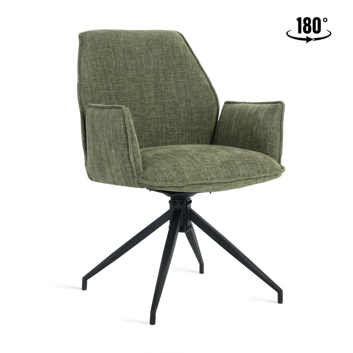 Eetkamerstoel Jill – Stof Groen