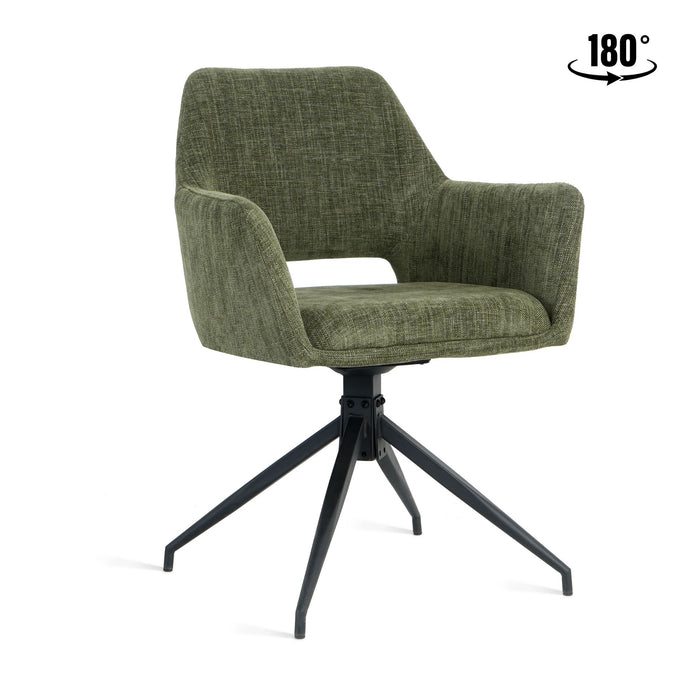 Eetkamerstoel Tess – Stof Groen