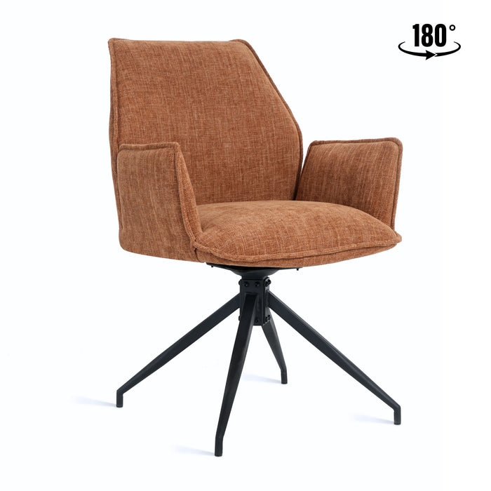 Eetkamerstoel Jill – Stof Roest