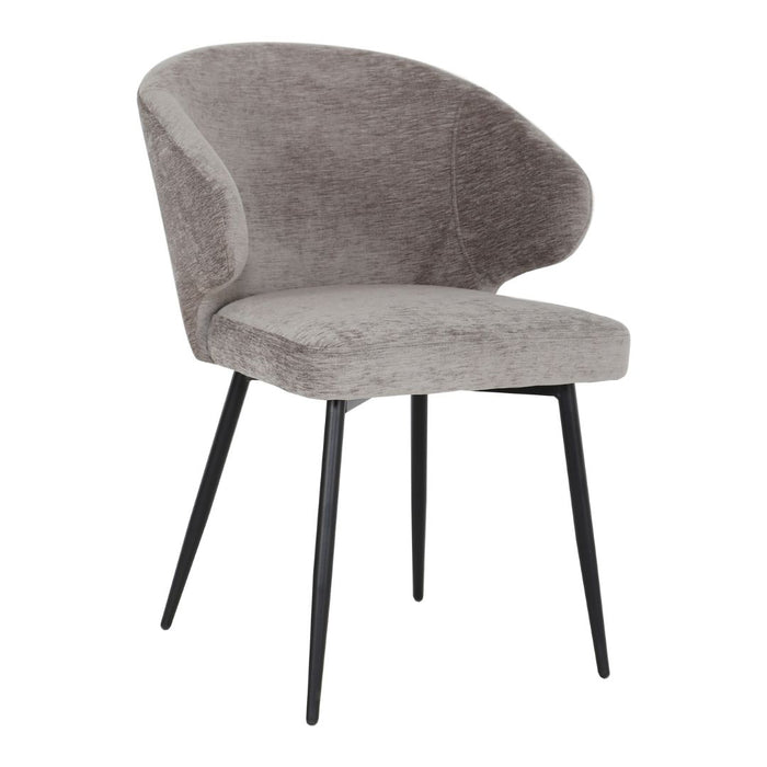 Eetkamerstoel Pete – Stof Antraciet