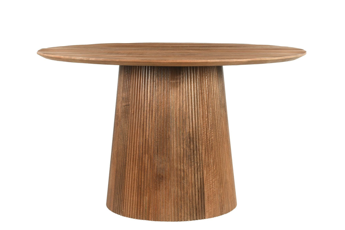 Eettafel Salvator Rond | Lichtbruin