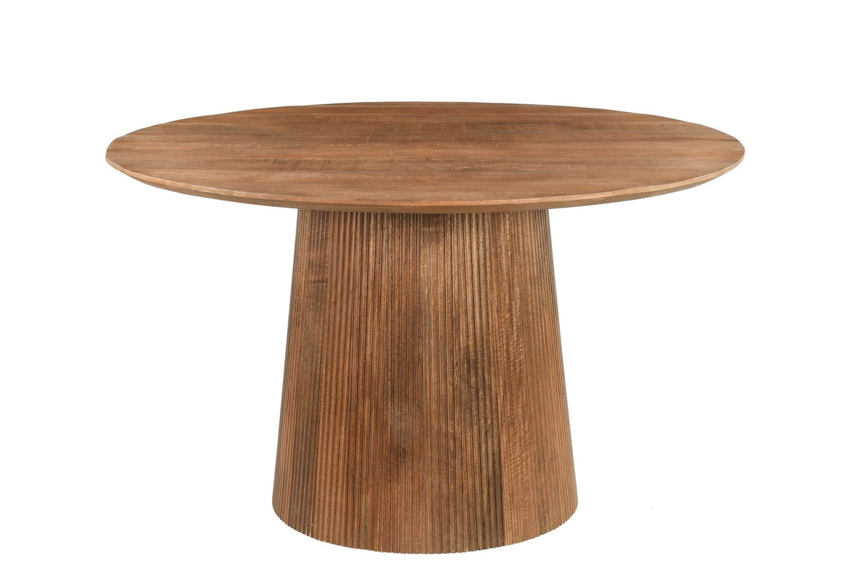 Eettafel Salvator Rond | Lichtbruin