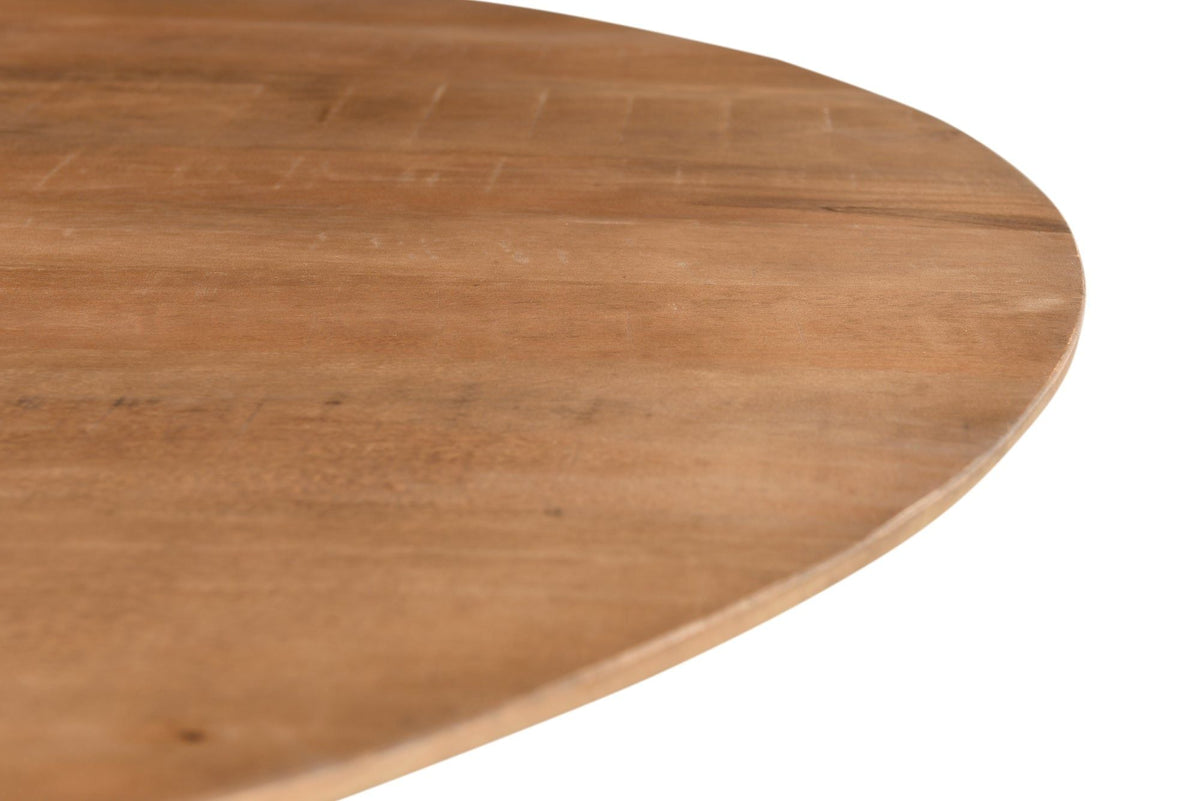 Eettafel Salvator Rond | Lichtbruin