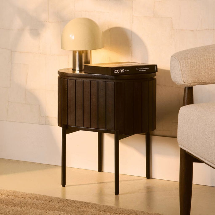 Nachtkast Mokka | Donkerbruin 45cm