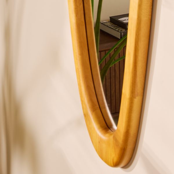 Organische Spiegel Fred – Hout 180cm