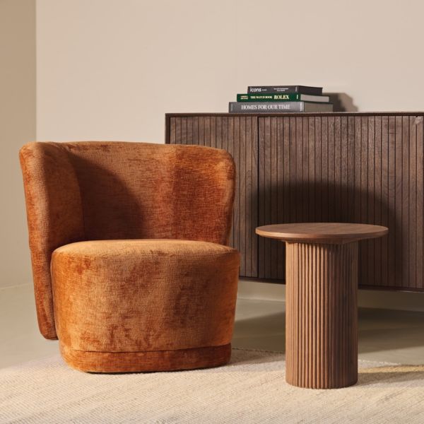 Fauteuil Claire – Velvet Roest