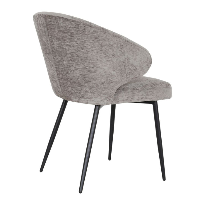 Eetkamerstoel Pete – Stof Antraciet