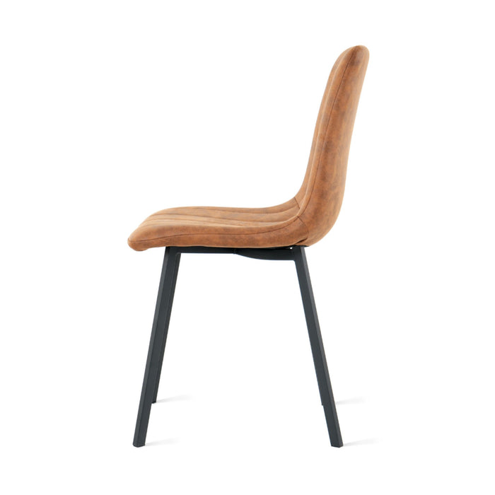 Eetkamerstoel Minsk – Microleder Cognac