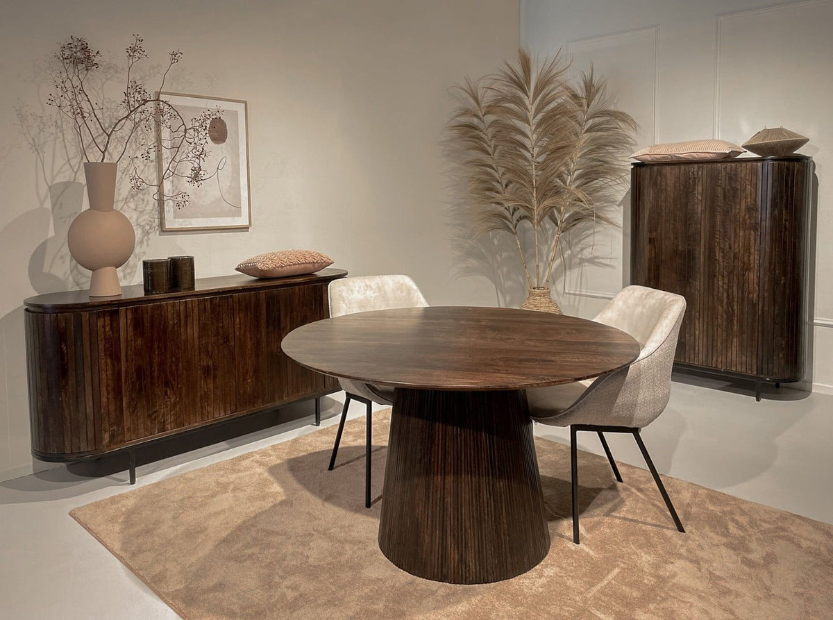 Eettafel Salvator Rond | Walnoot