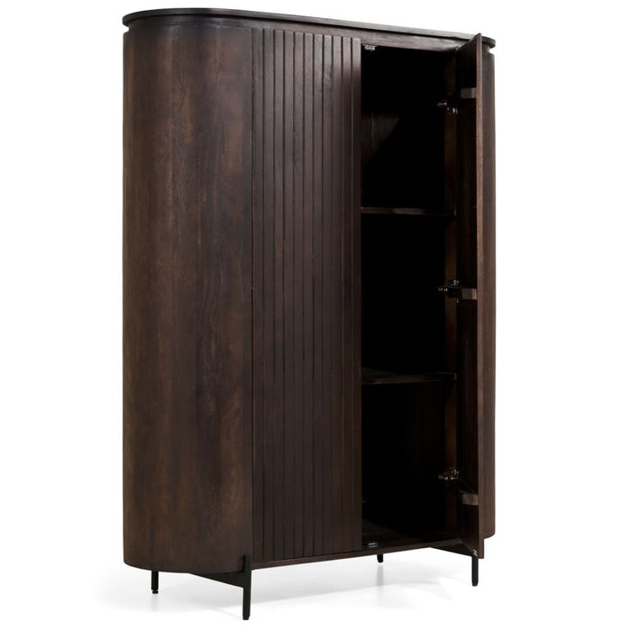 Wandkast  Mokka | Donkerbruin 115cm