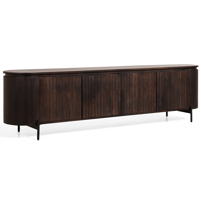 TV-Meubel Mokka Donkerbruin - 210cm