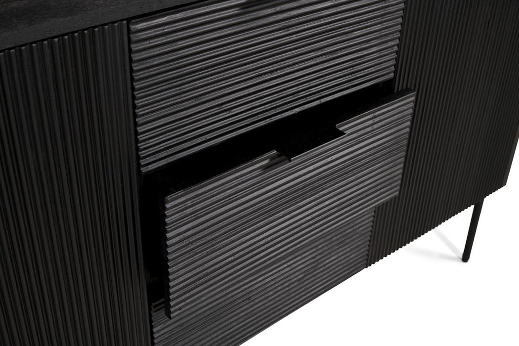 Dressoir Pristina | Zwart 180cm