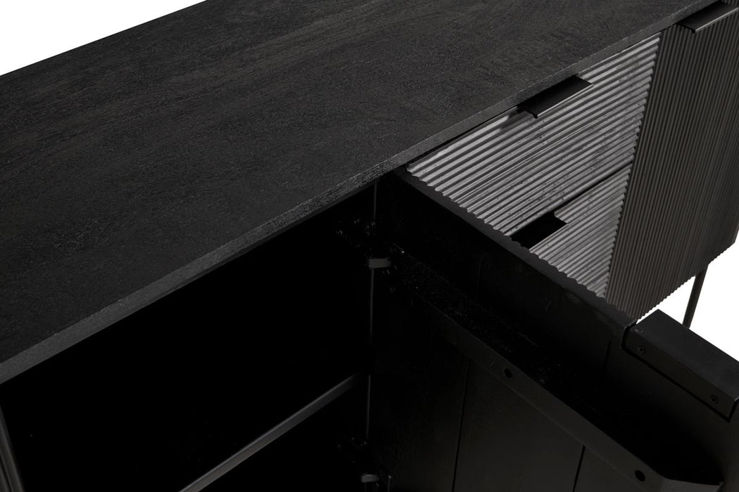 Dressoir Pristina | Zwart 180cm