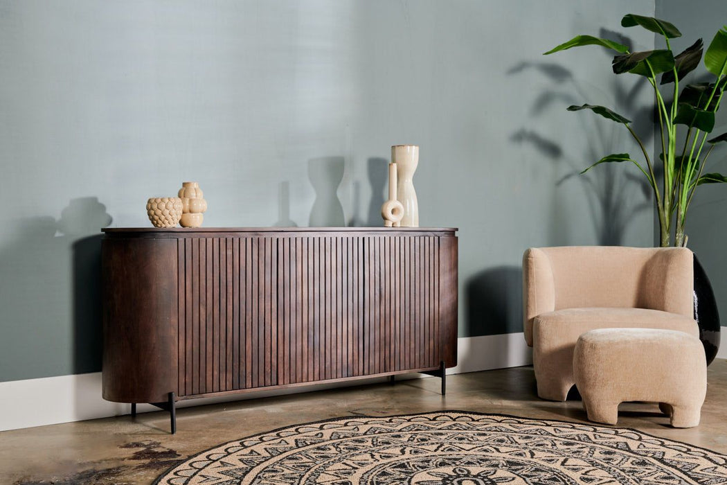 Dressoir Mokka | Donkerbruin 180cm