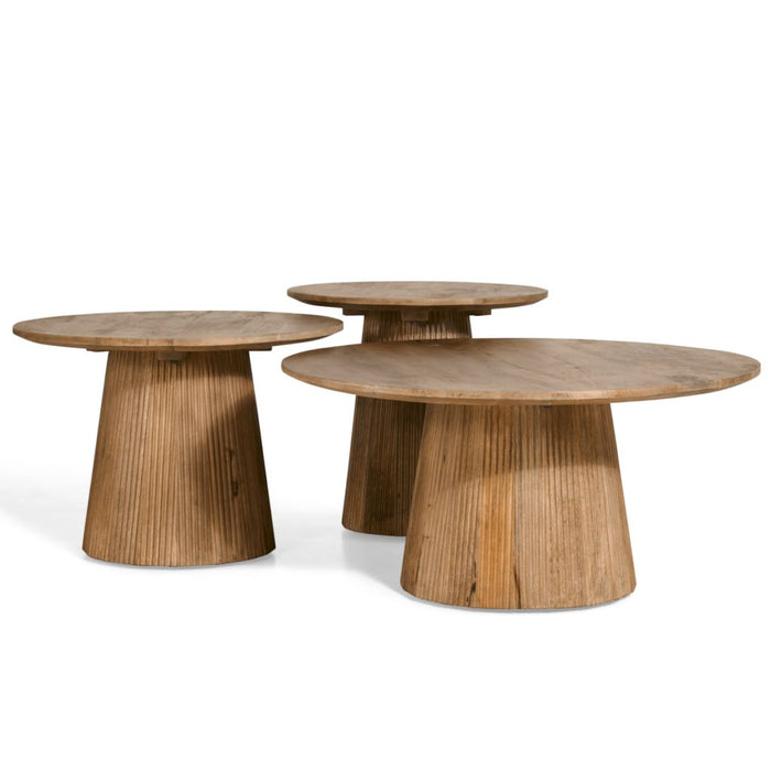 Bijzettafel Mokka | Lichtbruin Ø50cm