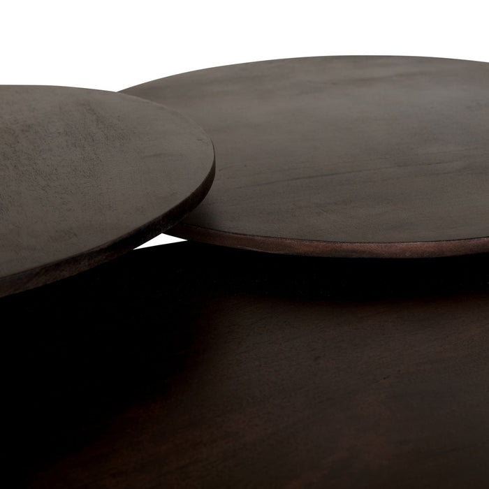 Bijzettafel Mokka | Donkerbruin Ø60cm