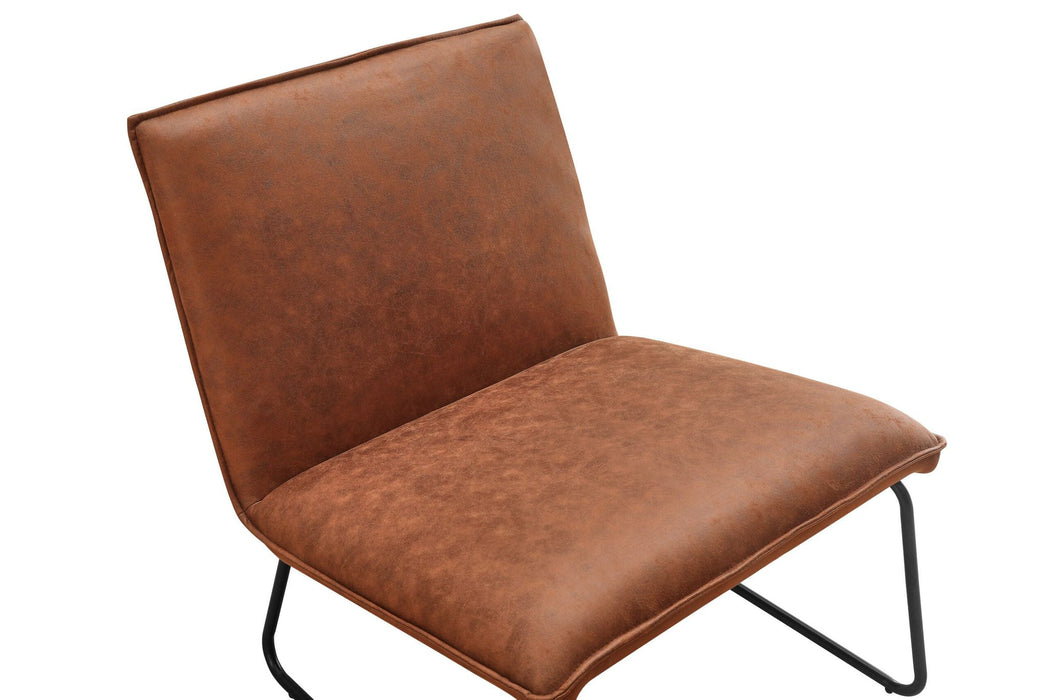 Fauteuil James – Microleder Cognac