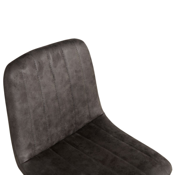 Barkruk Jax – Microleder Antraciet