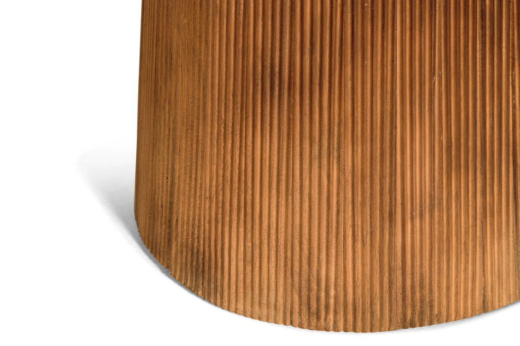 Eettafel Mokka Lichtbruin – Ø120cm | Rond