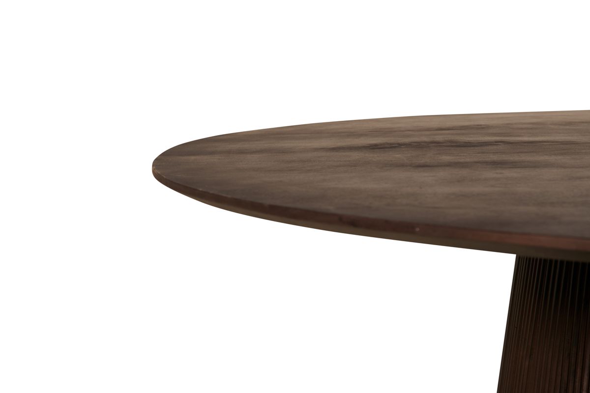 Eettafel Mokka Rond | Donkerbruin