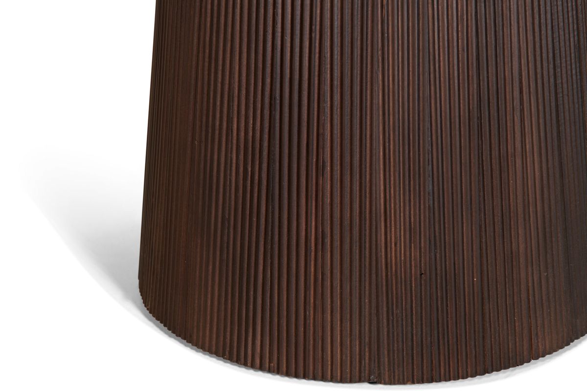 Eettafel Mokka Rond | Donkerbruin