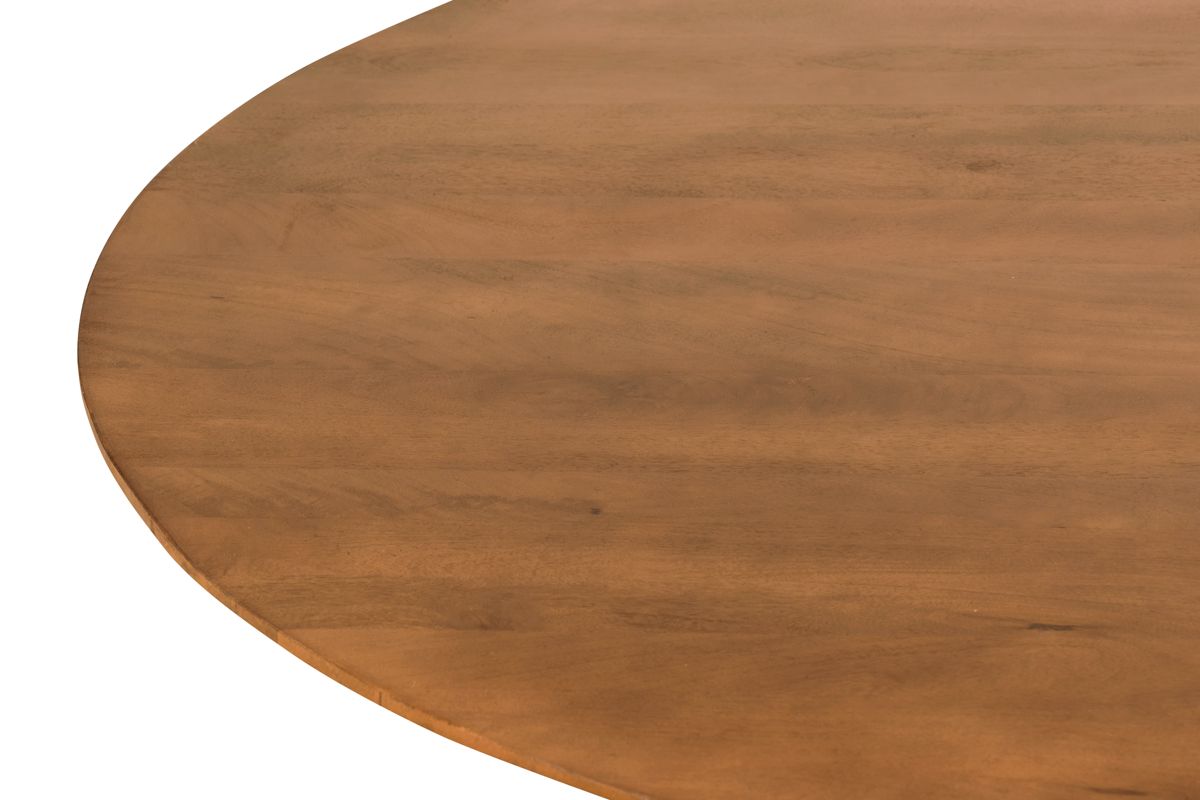 Eettafel Mokka Rond | Lichtbruin