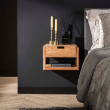 Nachtkastje houten frame Zwevend | 39cm