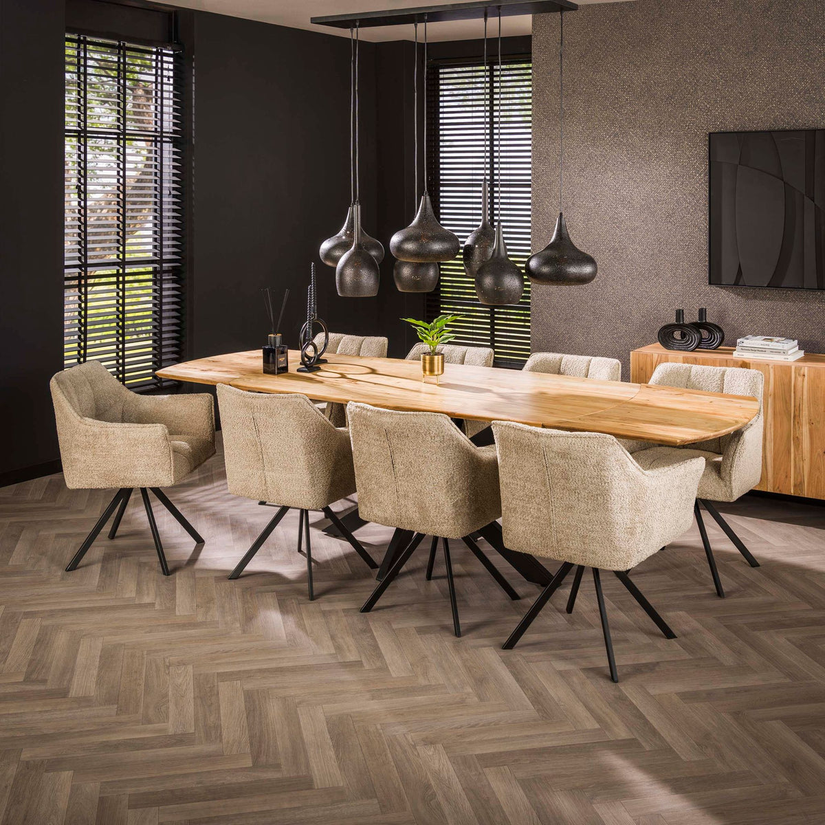 Eettafel Extend Ovaal | Massief acacia