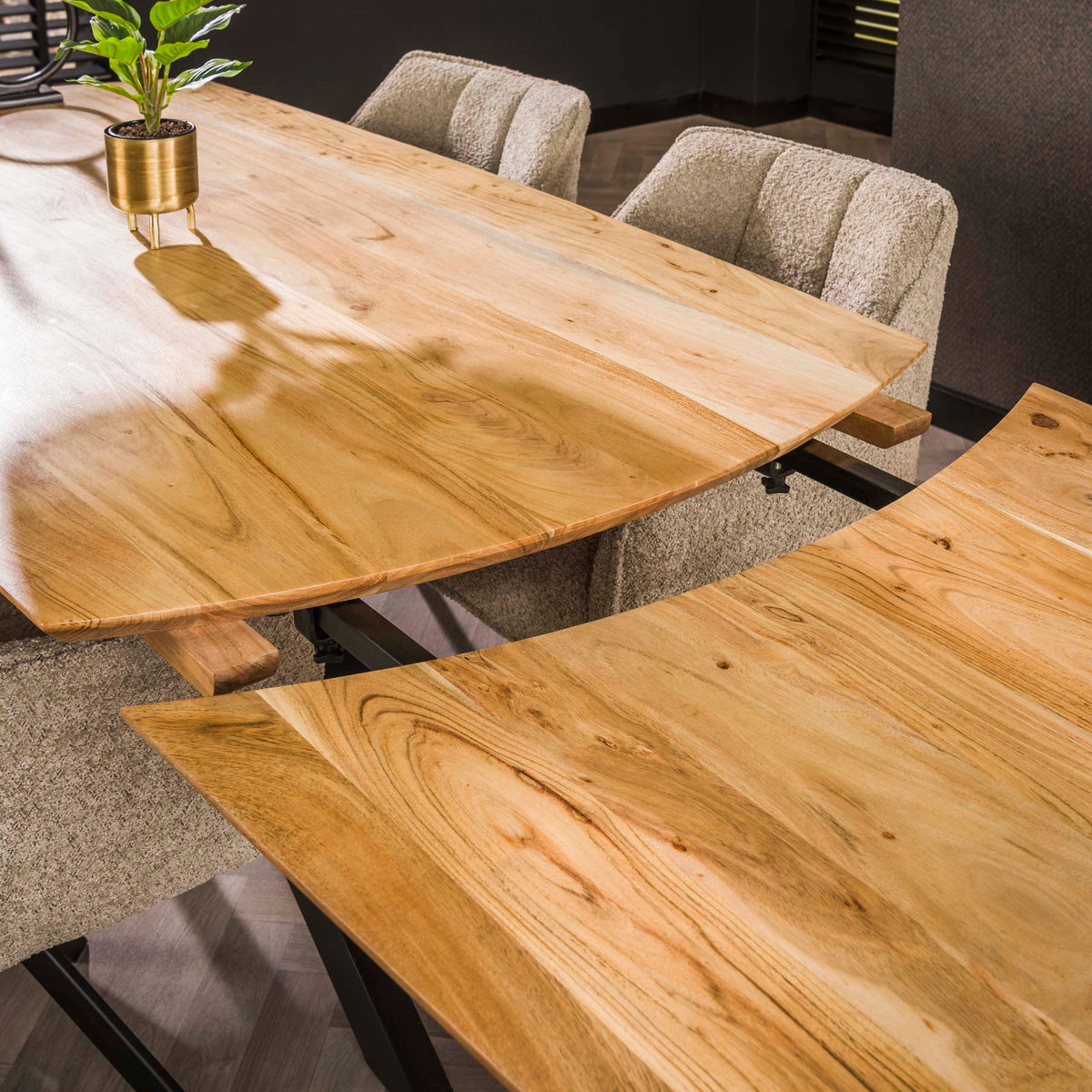 Eettafel Extend Ovaal | Massief acacia