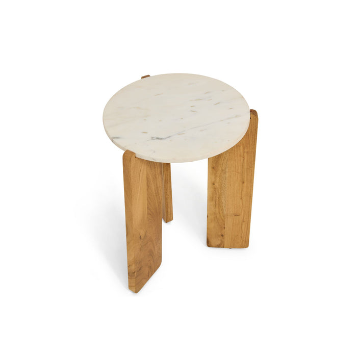 Bijzettafel Lila | Lichtbruin Ø39cm