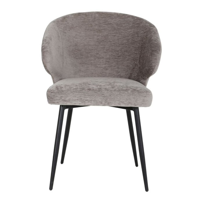 Eetkamerstoel Pete – Stof Antraciet