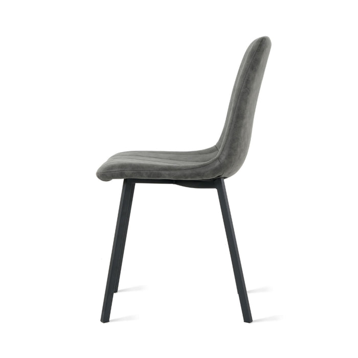 Eetkamerstoel Minsk – Microleder Antraciet