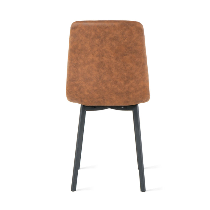 Eetkamerstoel Minsk – Microleder Cognac