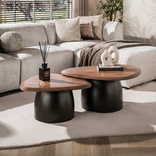 Salontafel Melta Set van 2 | Brown