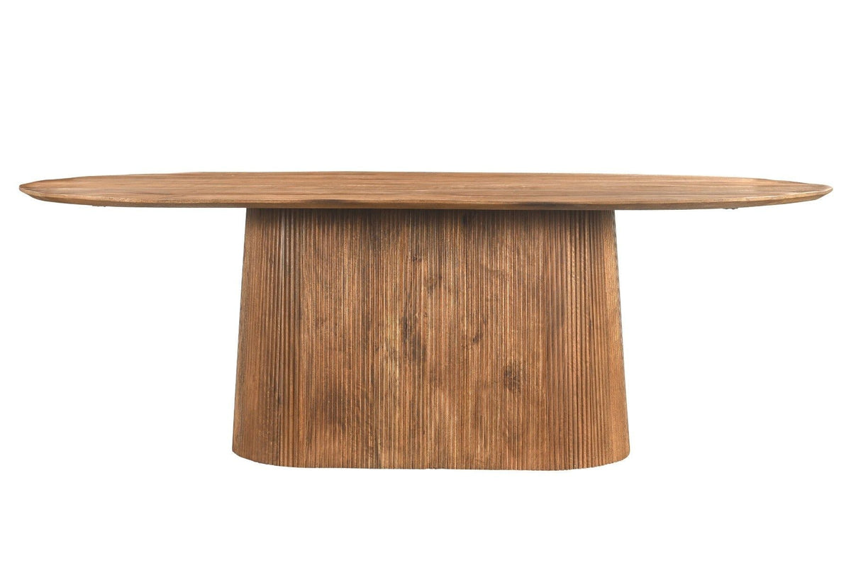 Eettafel Salvator Ovaal | Lichtbruin