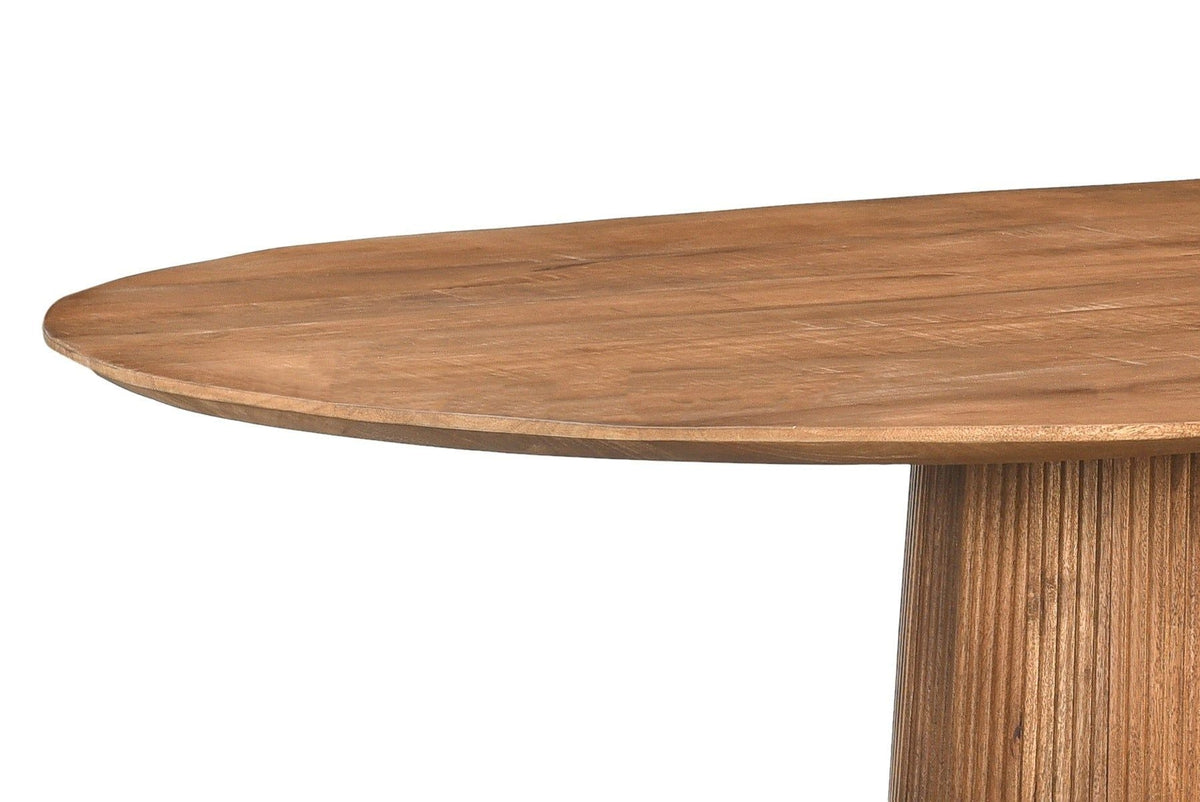 Eettafel Salvator Ovaal | Lichtbruin