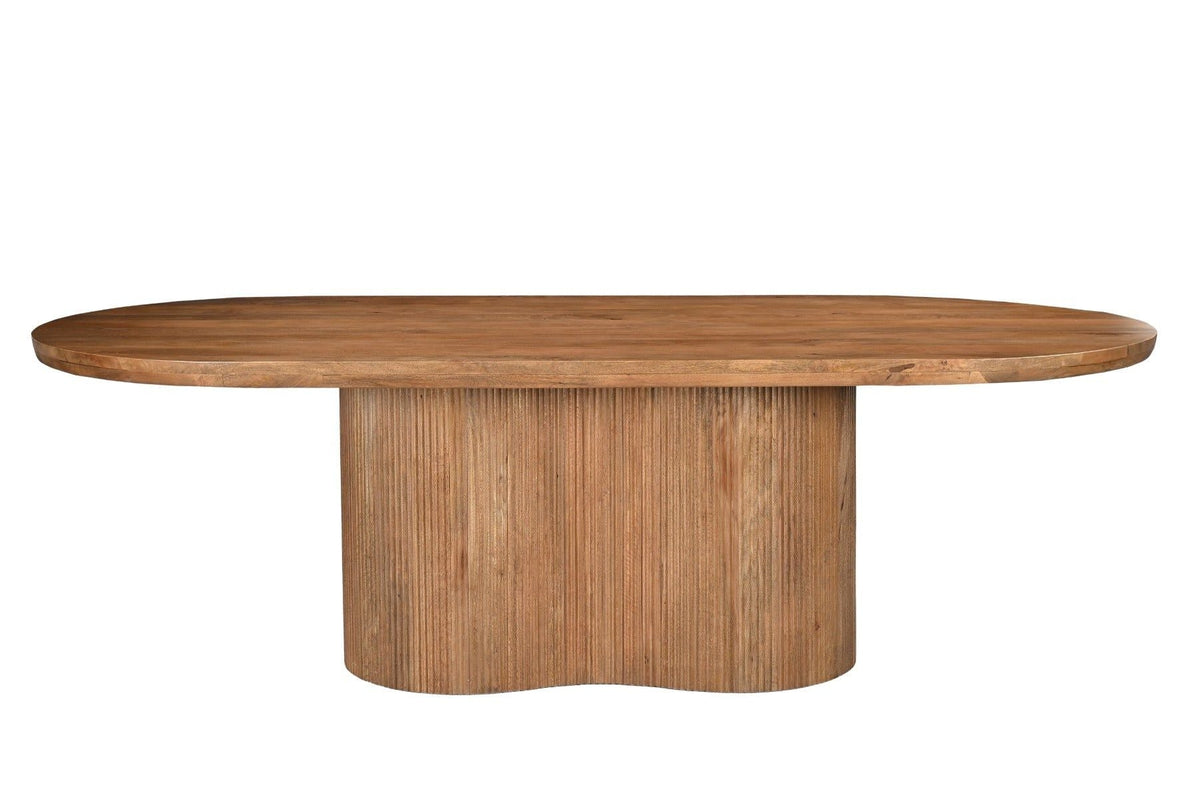 Eettafel Sevilla Ovaal | Lichtbruin
