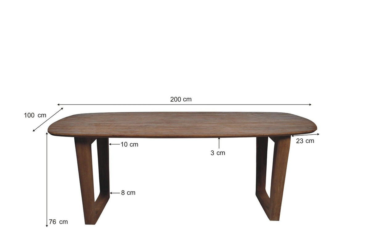 Eettafel Cortez Ovaal | Brown