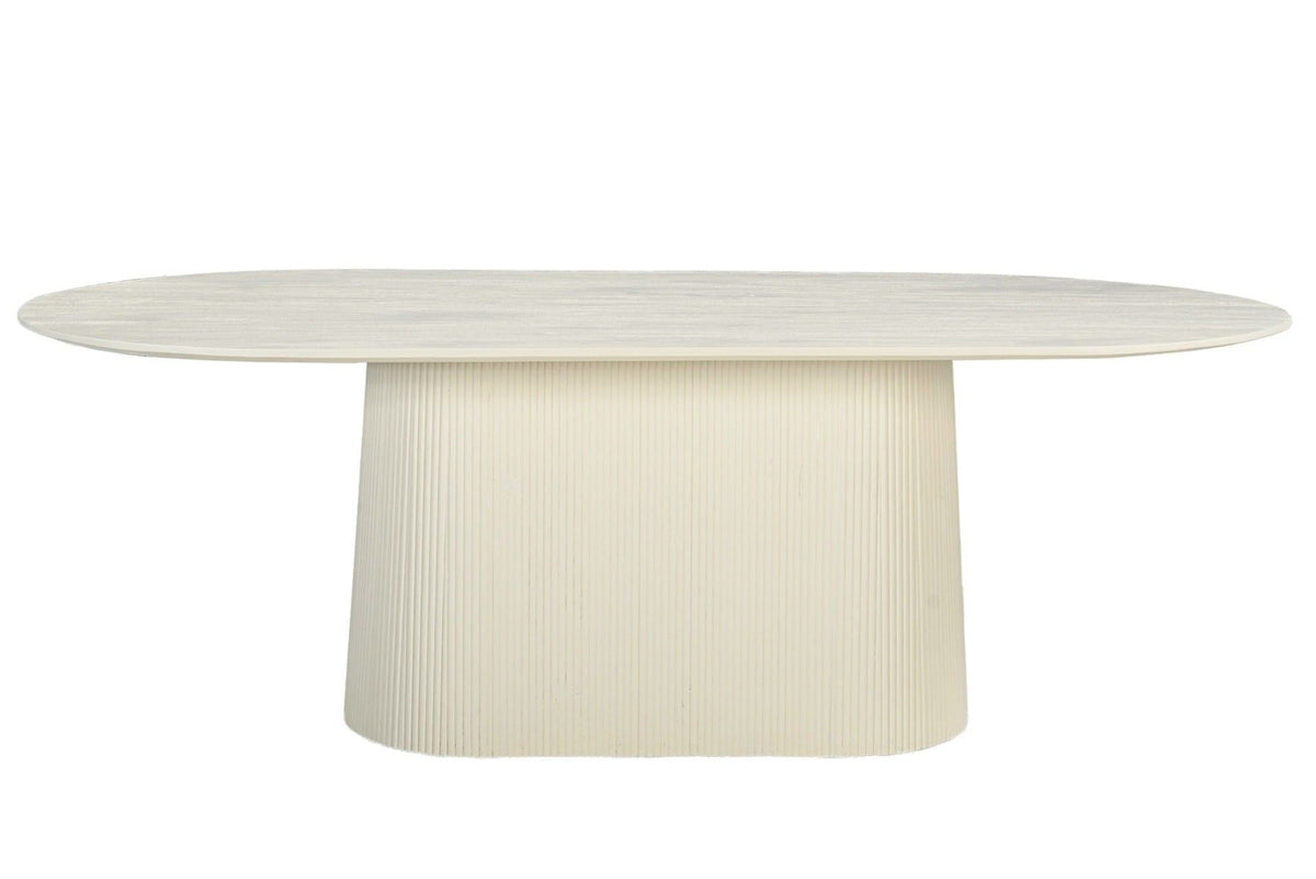 Eettafel Patrice Ovaal | Crème wit