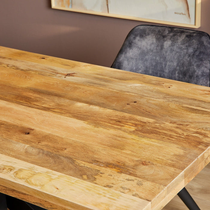 Eetkamertafel Denver Naturel - 180cm |  Recht