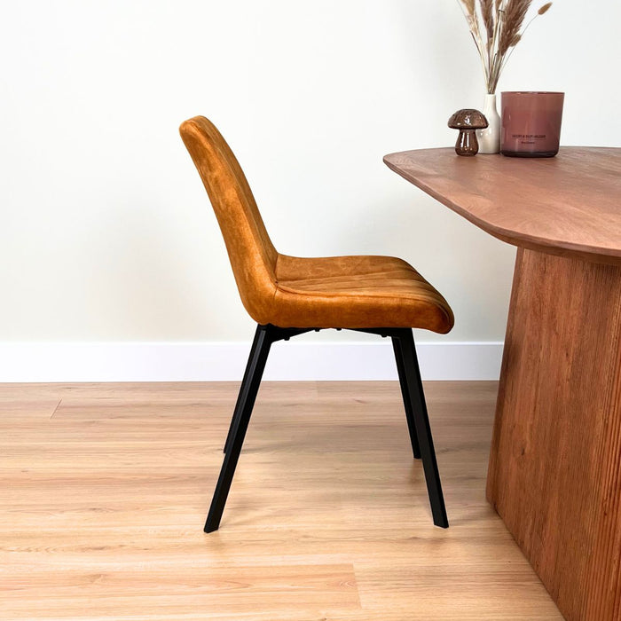 Eetkamerstoel Riva - Velvet Gold