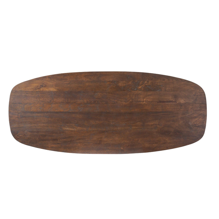 Eettafel Maré Brown - 200cm | Deens Ovaal