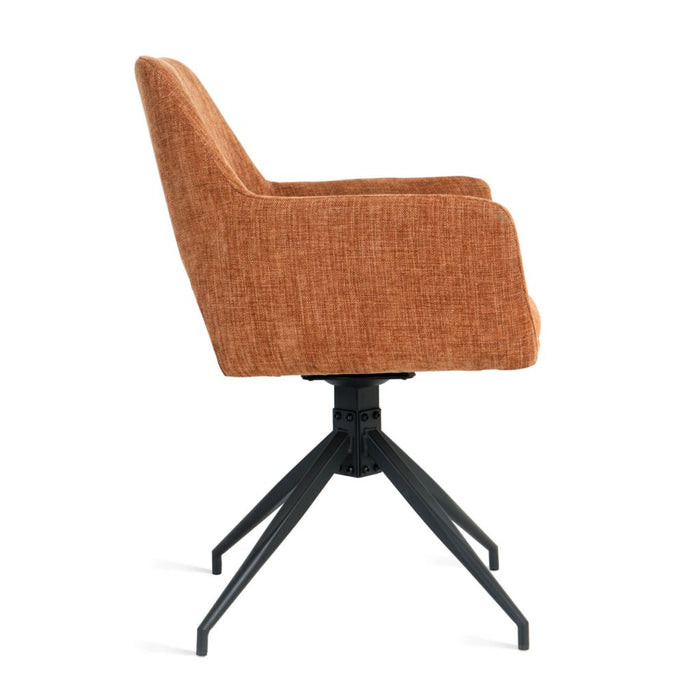 Eetkamerstoel Tess – Stof Roest