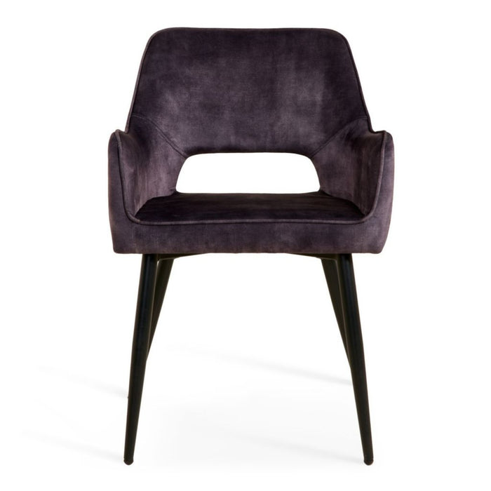 Eetkamerstoel Ray – Velvet Antraciet