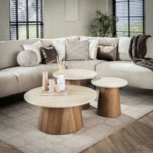 Salontafelset Romano Rond set van 3 | Keramiek